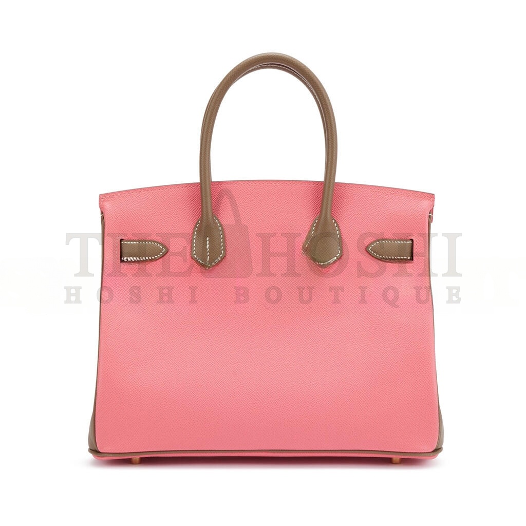 H**me5 BIRKIN 25 CLEMENS LEATHER MILKSHAKE POWDER WINDBREAKER GRAY BK30E510EPCZ (25*20*13cm) Master Quality